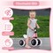 Costway Babyjoy 4 Wheels Baby Balance Bike for 2 Years Old Boys Girls with Soft Seat Ride On Toy Blue/Orange/Pink